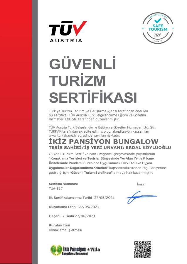 Ikiz Pension Bungalow Çıralı Kültér fotó